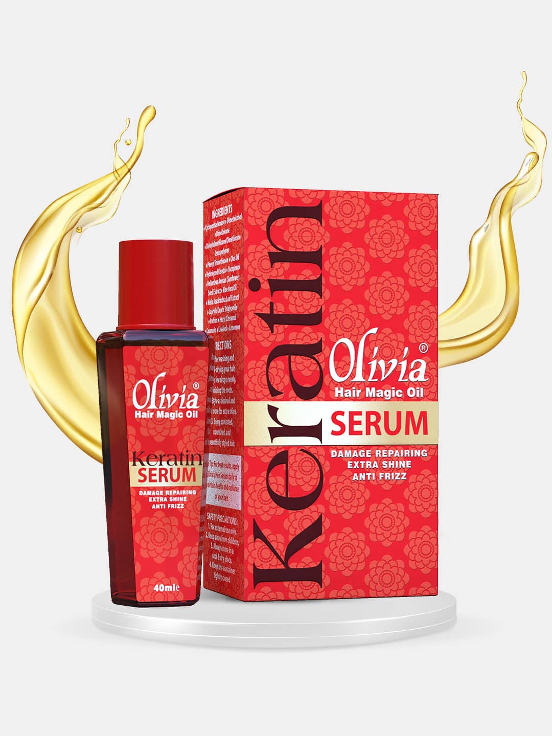 Olivia Hair Serum Packaging