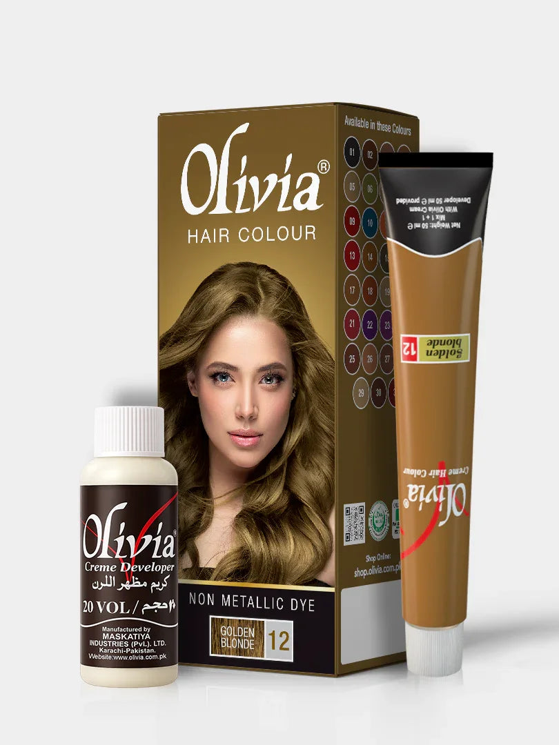 Olivia Hair Colour (Golden Blonde 12)