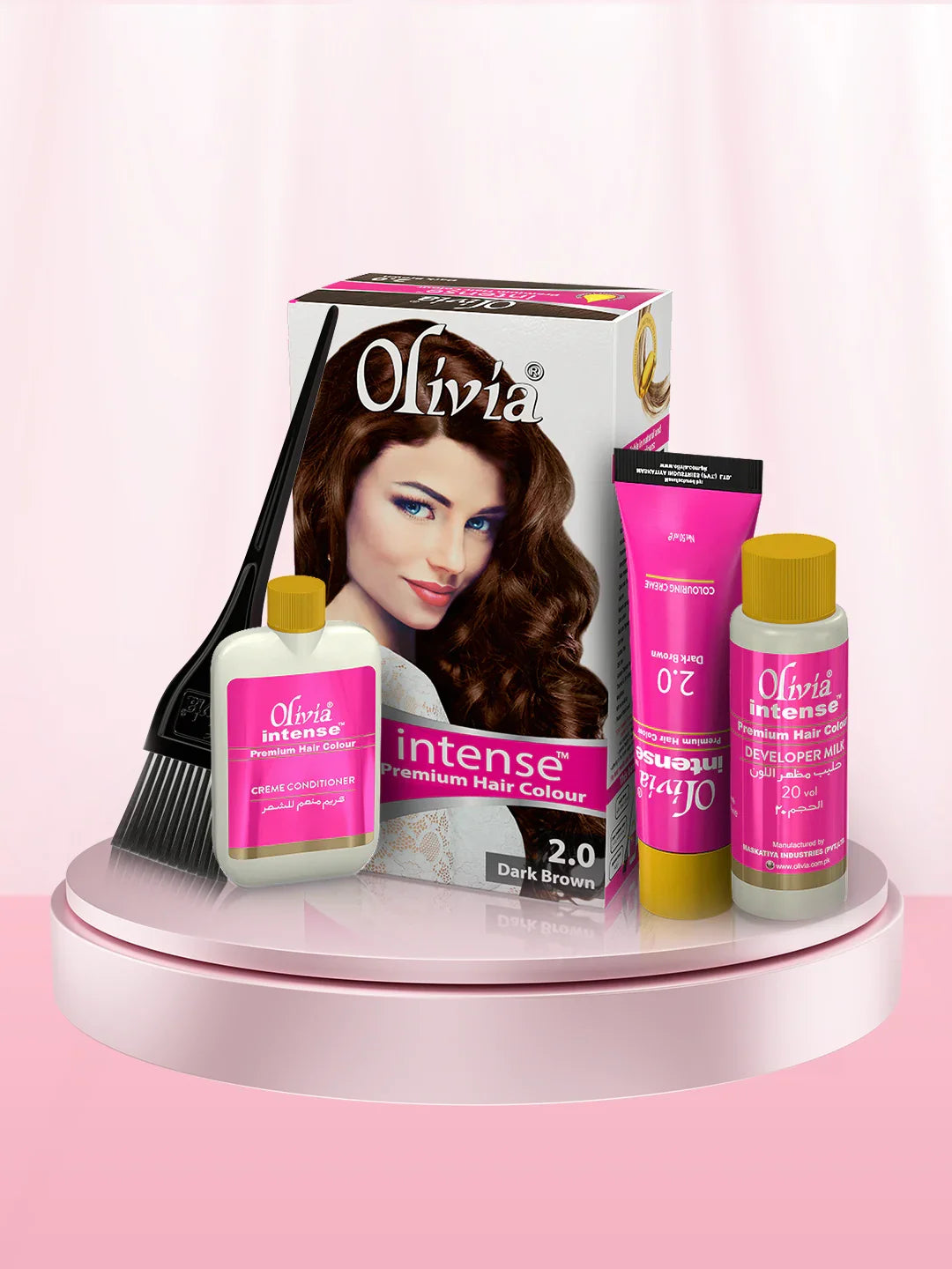 Olivia Intense Premium Hair Colour (Dark Brown 2.0)