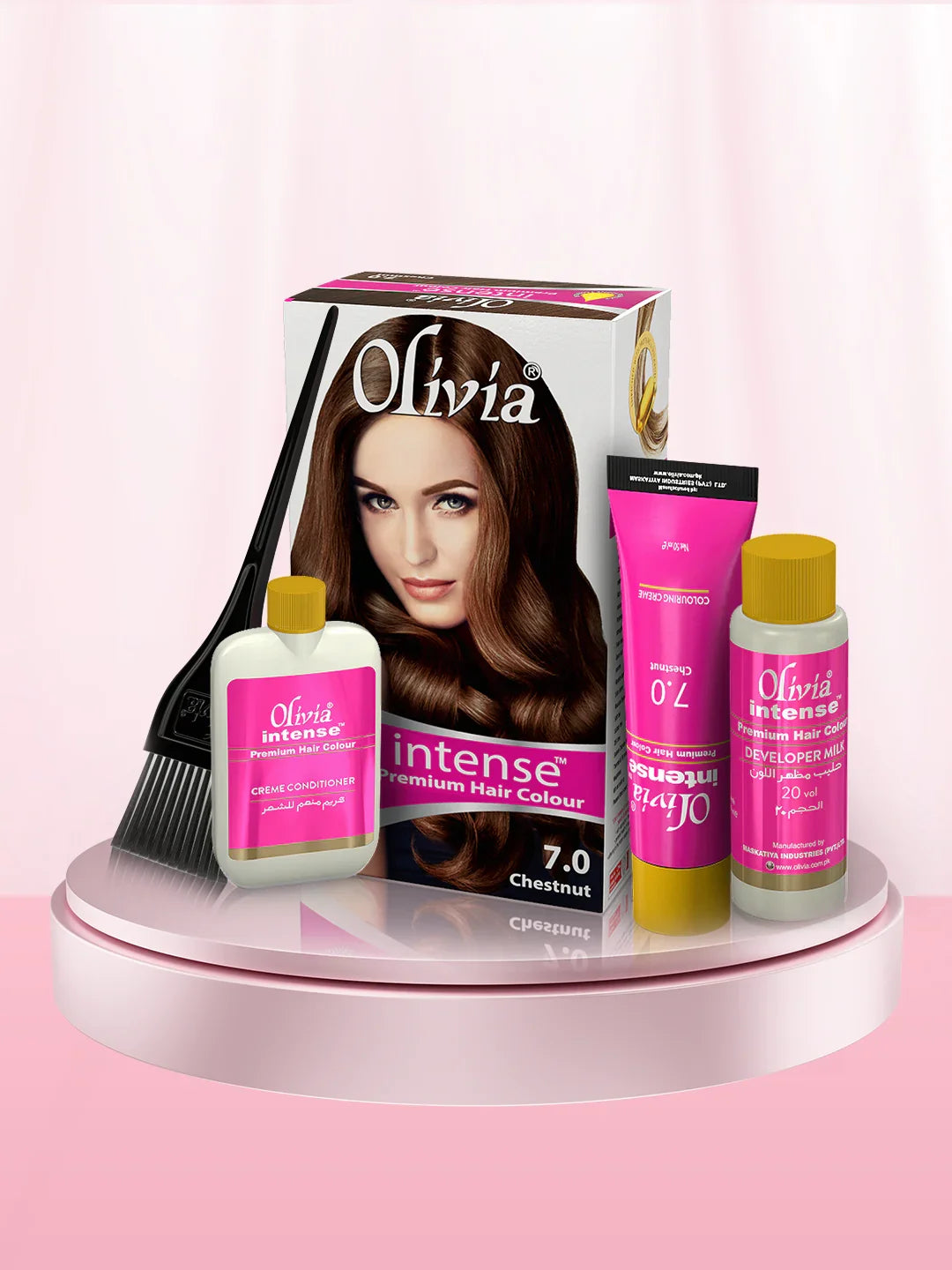 Olivia Intense Premium Hair Colour (Chestnut 7.0)