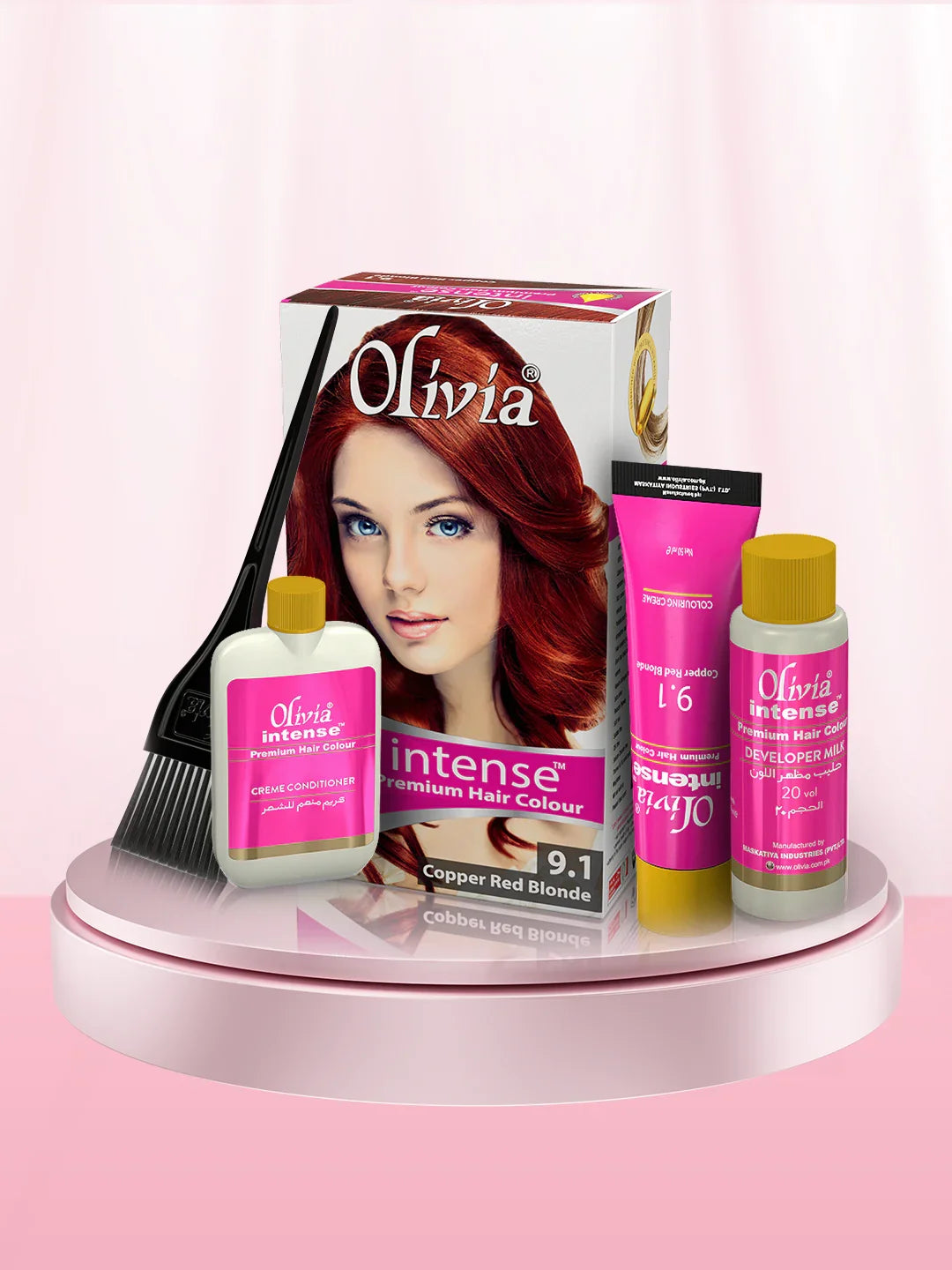 Olivia Intense Premium Hair Colour (Copper Red Blonde 9.1)