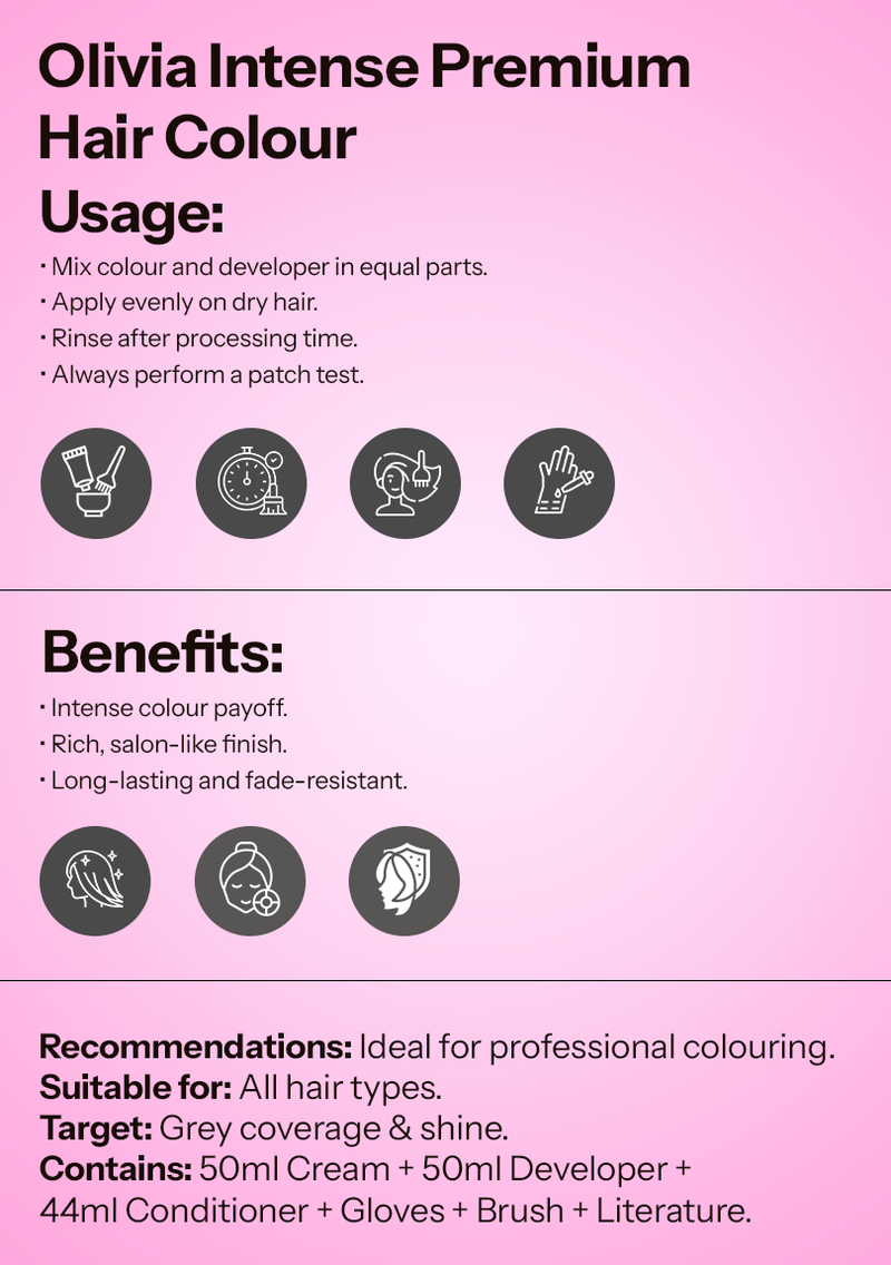 Olivia Intense Premium Hair Colour (Chestnut 7.0) extra image