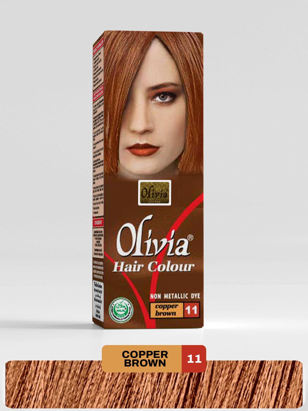 Olivia Hair Colour Copper Brown 11 Front View