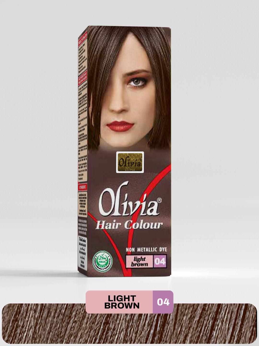Olivia Hair Colour Light Brown 04 Front View