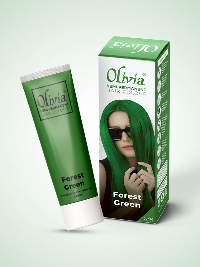 Olivia Semi Permanent Hair Colour Forest Green