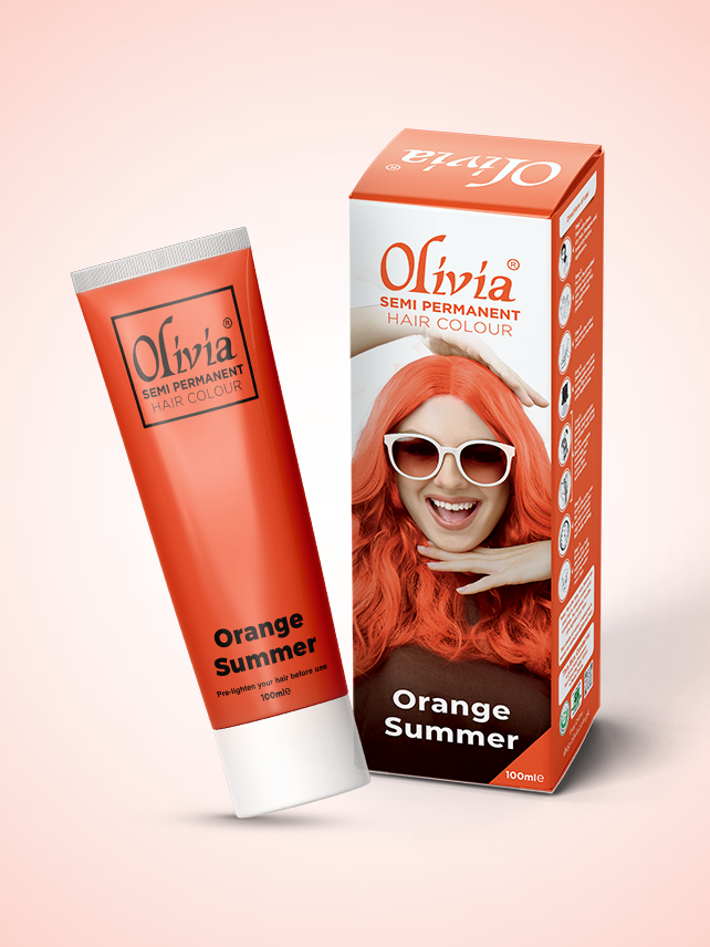 Olivia Semi Permanent Hair Colour Orange Summer