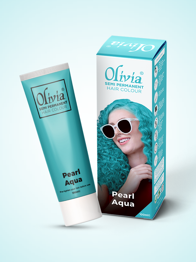 Olivia Semi Permanent Hair Colour Pearl Aqua