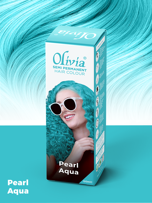Olivia Semi Permanent Hair Colour Pearl Aqua
