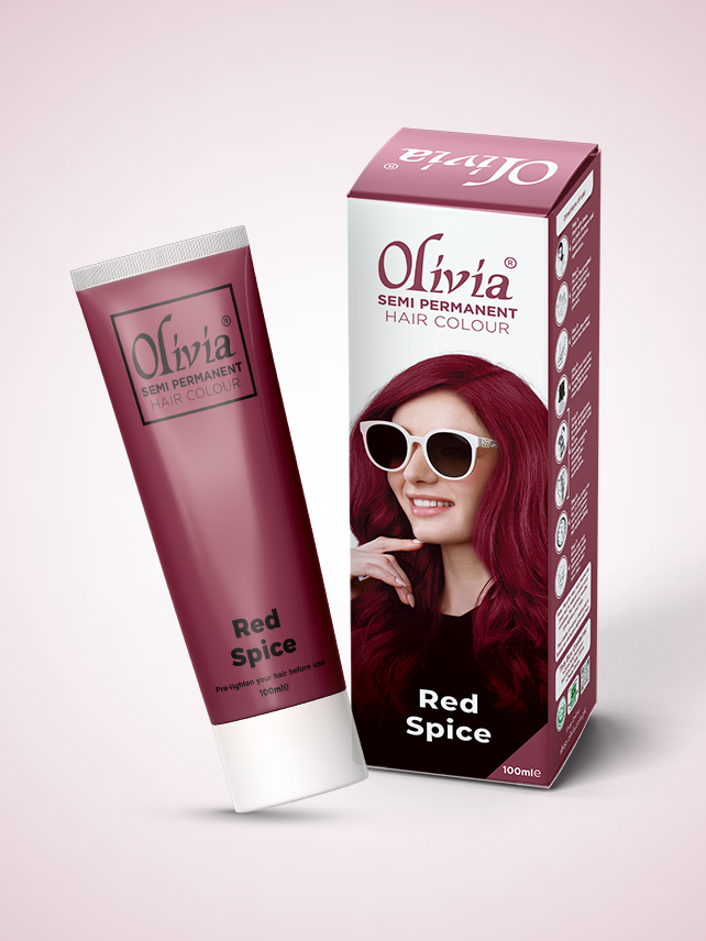 Olivia Semi Permanent Hair Colour Red Spice