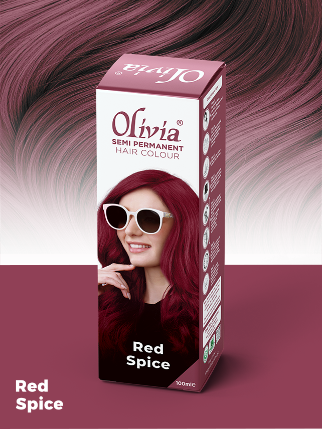 Olivia Semi Permanent Hair Colour Red Spice
